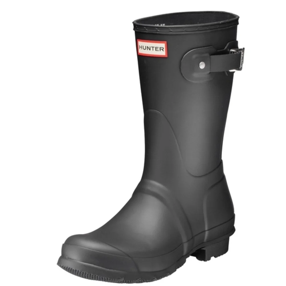 Hunter Men's‎ Black Rain Boots